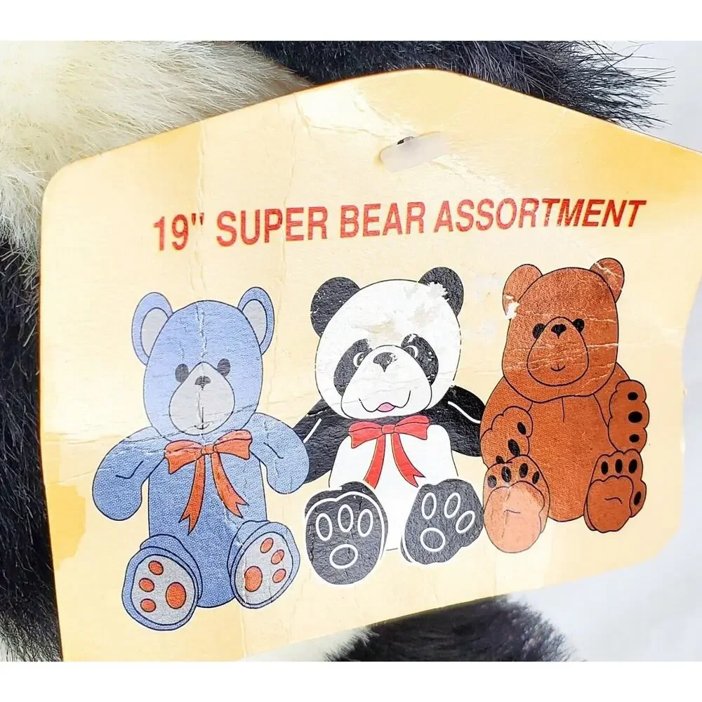 Vintage Panda Bear Plush Stuffed Animal, Cuddle Wit Creation 19